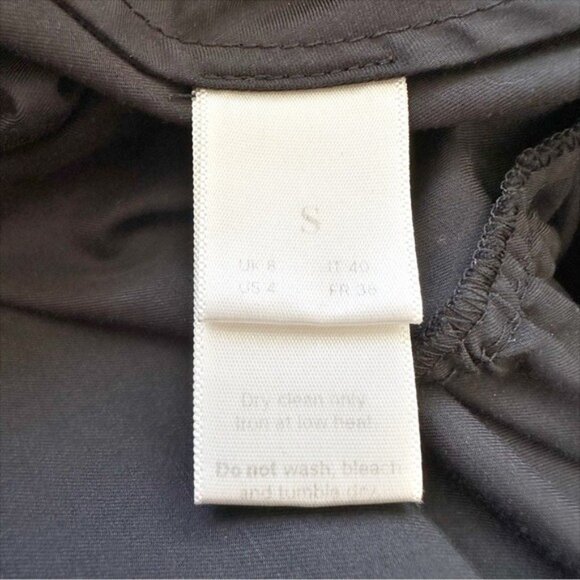 Anna October Snowdrop Bustier Ruched Strap Ruffle Hem Black Maxi Dress Size S - Picture 11 of 12